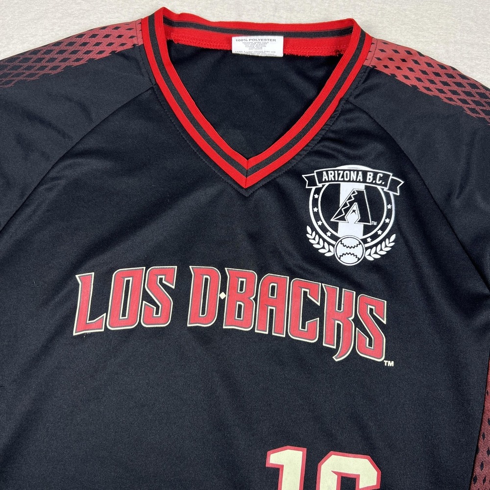 Arizona Diamondbacks‎ Shirt Mens XL Black Red Los Dbacks 16 Jersey
